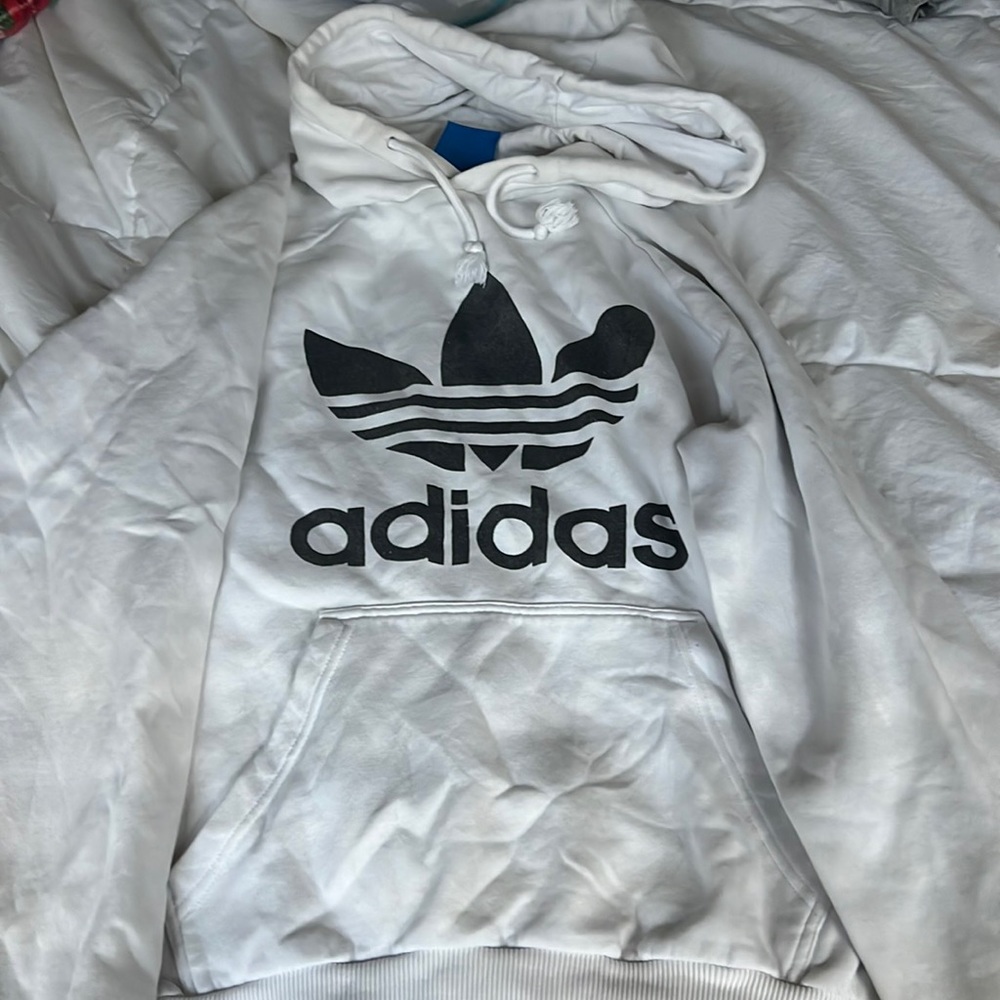 Adidas White Sweatshirt